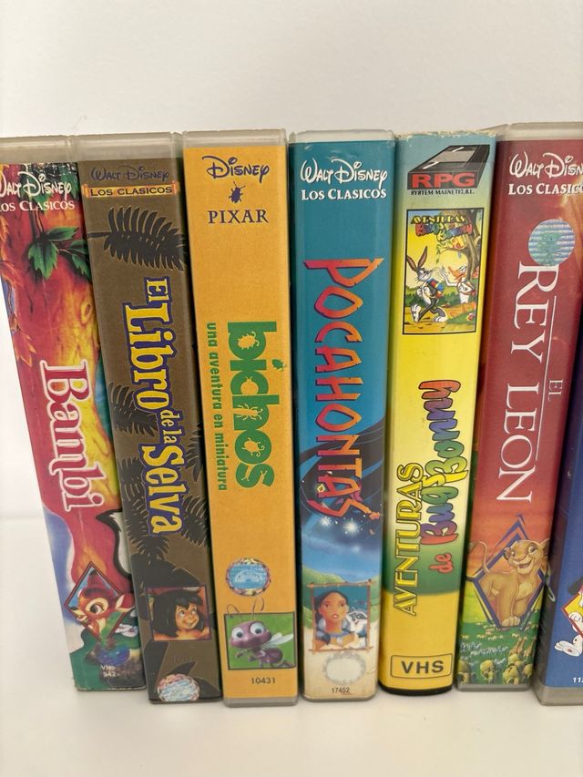 Lote Películas VHS Disney Clásicos. Junto o separa
