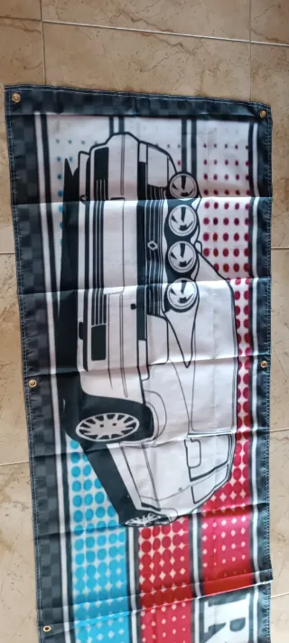 Bandera Renault 5 GT Turbo Elf