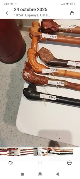 Bastones con perro precio unitario