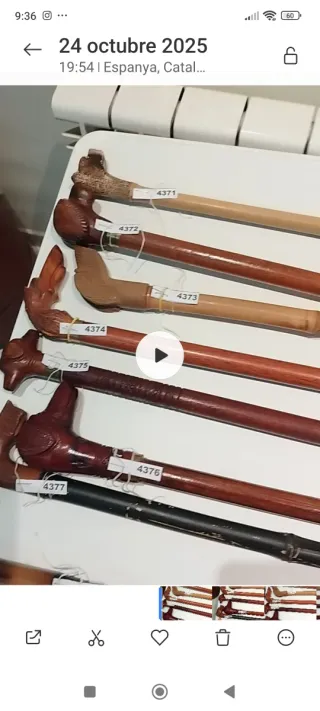 Bastones con perro precio unitario