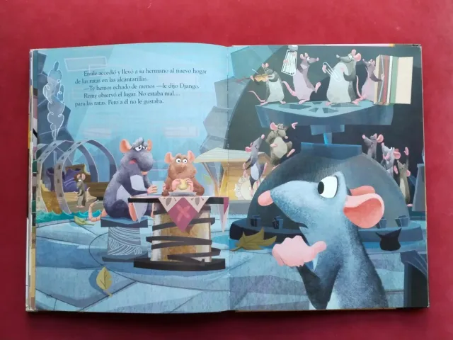 Lote libros Disney: Ratatouille, Piglet, Tigger