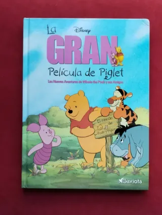 Lote libros Disney: Ratatouille, Piglet, Tigger 