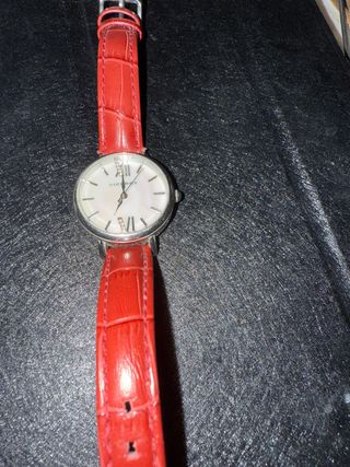 Reloj Viceroy Correa Roja y Plata