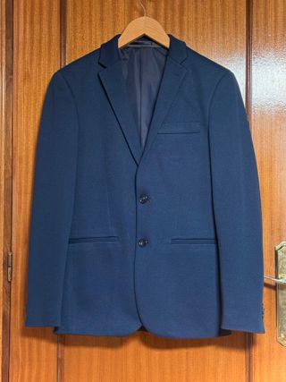Americana Blazer Sfera Slim Fit Azul Marino
