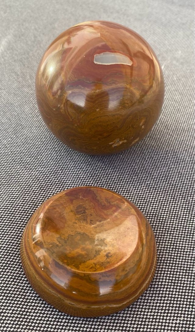 Esfera Ojo de Tigre Pulida