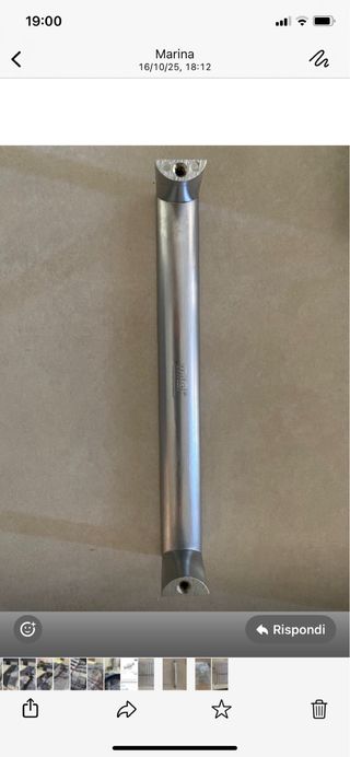 Mital Set 18 Maniglie Cucina Metallo