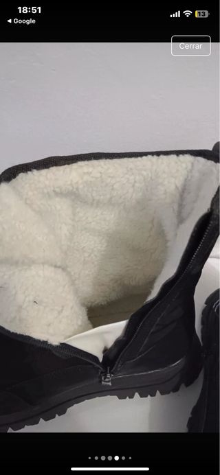 Botas impermeables negras nuevas sin estrenar