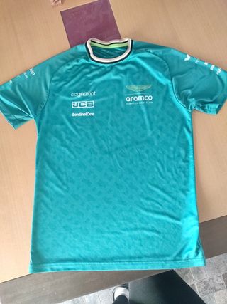 Camiseta Aston Martin Teal Deportiva Alonso 