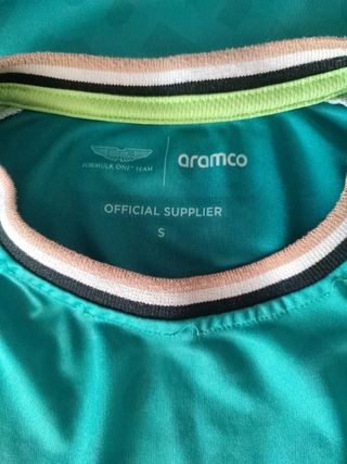 Camiseta Aston Martin Teal Deportiva Alonso 
