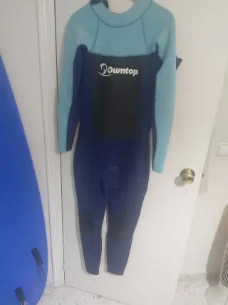 Traje de neopreno Owntop mujer azul/teal