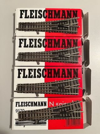 Desvíos Fleischmann piccolo 9170 NUEVOS