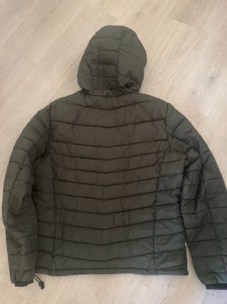 Chaqueta acolchada hombre verde oliva