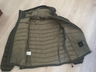 Chaqueta acolchada hombre verde oliva