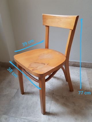 Silla de madera IKEA