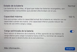 MacBook Air M2 256GB 2023 Batería 100%