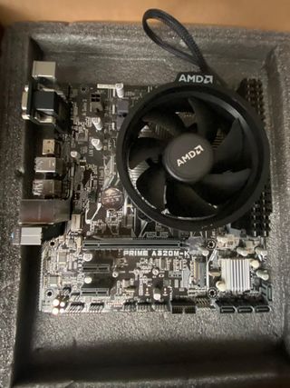ASUS PRIME A320M-K scheda madre + CPU AMD