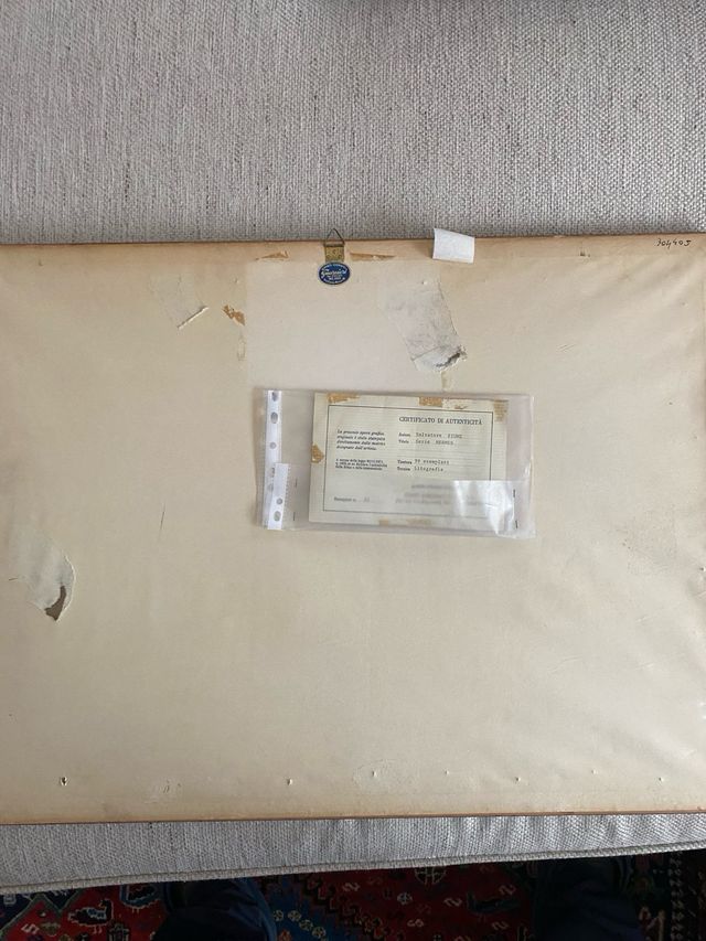 Litografia  di Salvatore Fiume