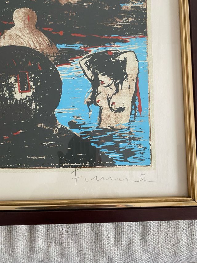 Litografia  di Salvatore Fiume