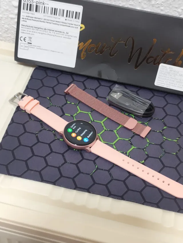 Reloj Inteligente Rosa/Oro