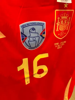 Camiseta España Rodri Eurocopa 2024 Talla M