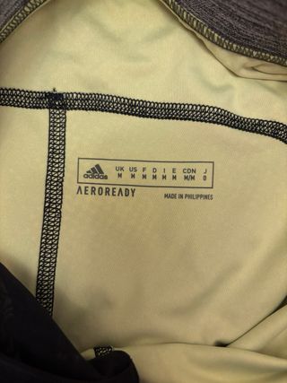 Leggings Adidas Talla M Estampado Verde/Amarillo