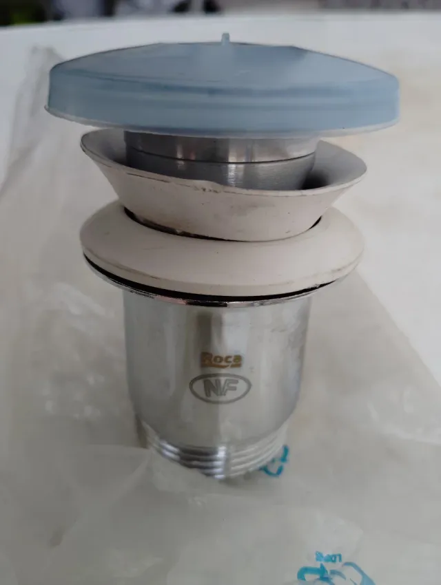 Válvula de desagüe cromada roca 