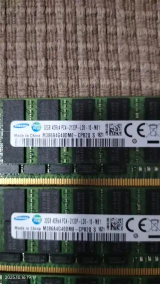 6x Samsung 32GB DDR4 RAM Servidor
