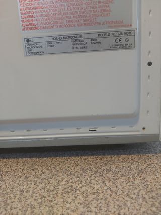 Microondas LG 1250W