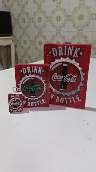 Gadget in legno Coca Cola