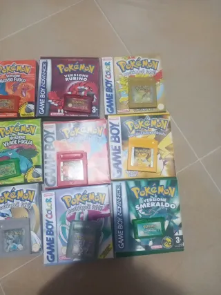 Giochi Pokémon Game Boy Advance, color funzionanti