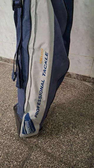 Cañas de surfcasting y equipo completo