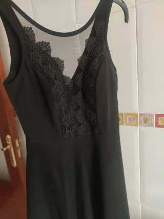 Vestido negro fiesta talla S
