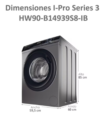 Lavadora Haier 9kg 1400rpm Serie 3