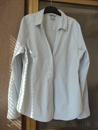 Camicia donna azzurro chiaro H&M