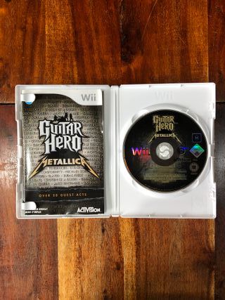 Guitar Hero Metallica Wii con chitarra completa