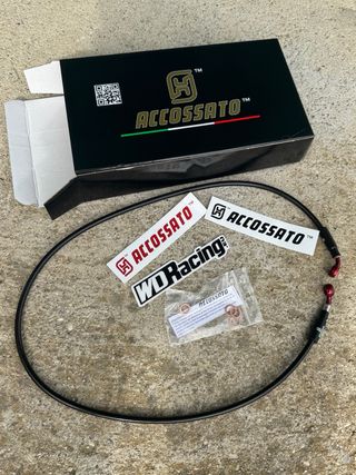 Tubo Freno Accossato Motard Treccia