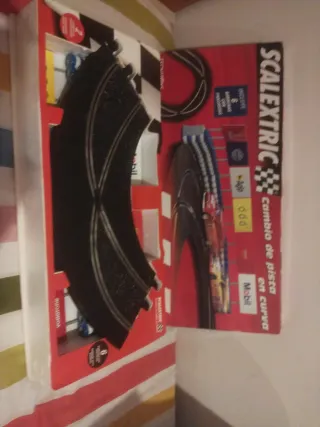 Scalextric Cambio de Pista Curva