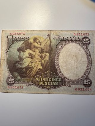 Billete 25 Pesetas Banco de España 1931