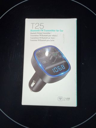 Transmisor FM Bluetooth Coche T25