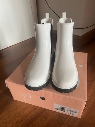 Botas de agua niña talla 37