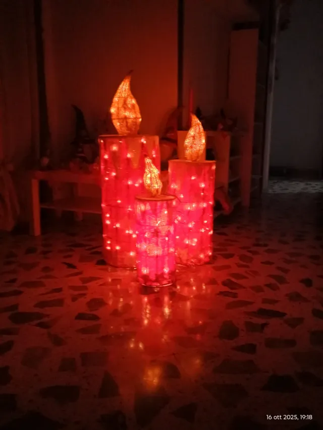 Candele decorative luminose