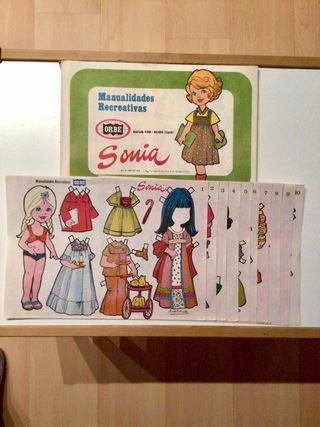 Muñecas Recortables Sonia Orbe Colección Completa