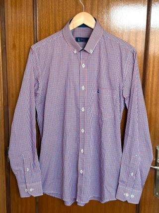 Camisa de cuadros JAUSE rojo azul blanco