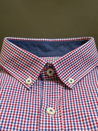 Camisa de cuadros JAUSE rojo azul blanco
