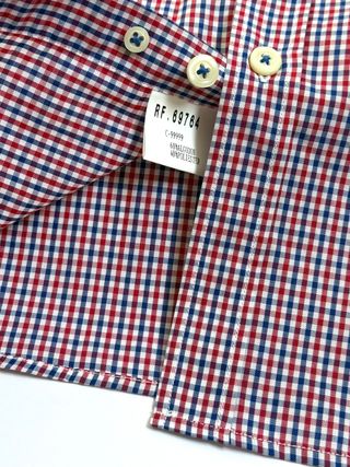 Camisa de cuadros JAUSE rojo azul blanco