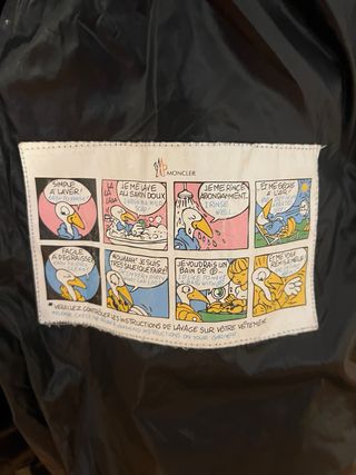 Abrigo Moncler Beige con Capucha de Pelo