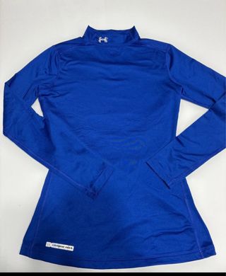 Maglia termica Under Armour blu donna