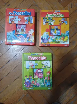 N. 3 librini puzzle per bambini