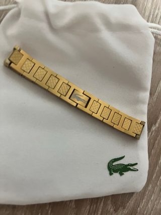 Pulsera Lacoste Hombre Dorada