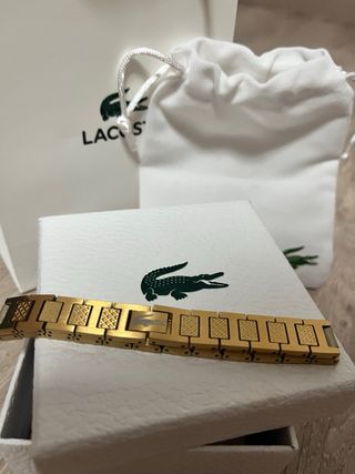 Pulsera Lacoste Hombre Dorada